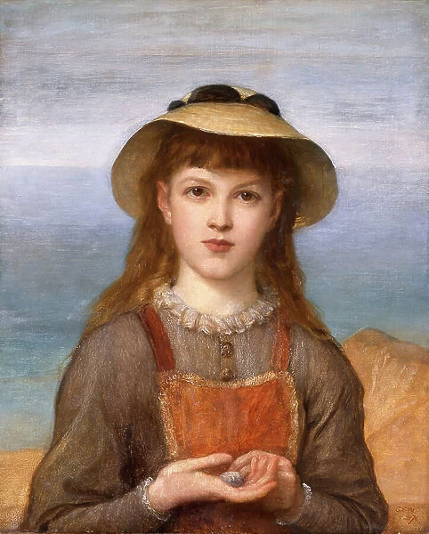 Study: Head of a Girl, 1876 (oil on canvas)