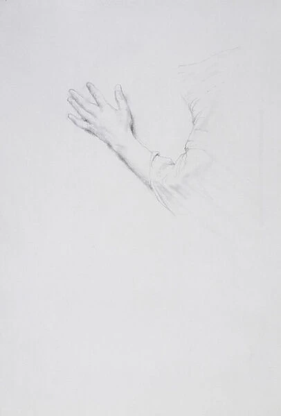 Study of a left Hand and Arm, c. 1901 (pencil on paper)