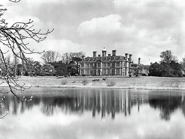 Sudbury Hall, from The English Country House (b / w photo)