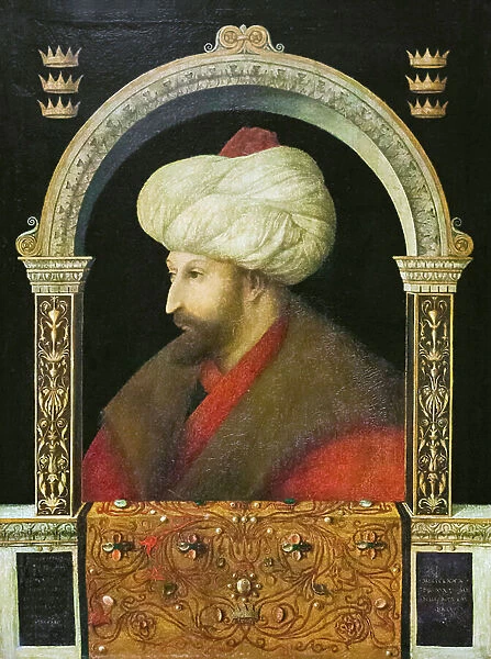 Sultan Mehmed II, 1480 (oil on canvas)