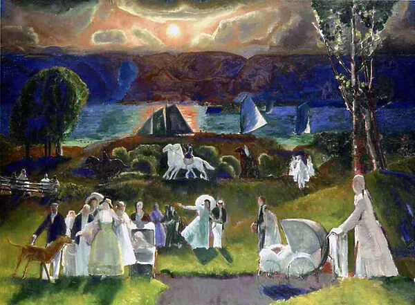 Summer Fantasy, 1924 (oil on canvas)