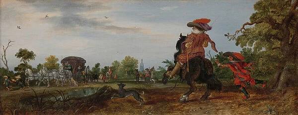 Summer (Greeting), 1625 (oil on panel)