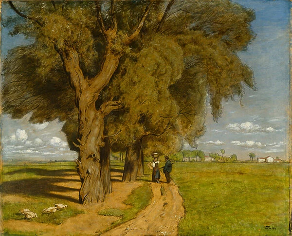 Summer (Landscape near Karlsruhe), 1891 (oil on canvas)