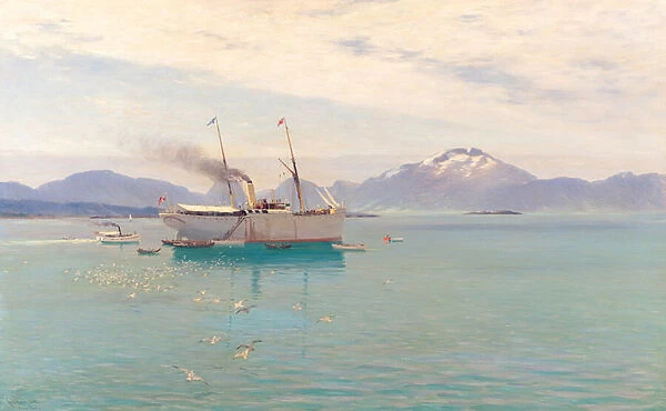 Summer Morning at Molde, 1892 (oil on canvas)