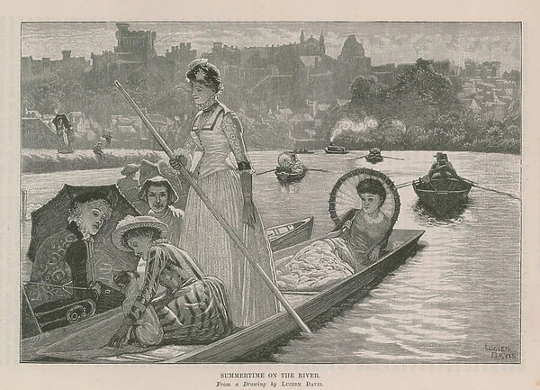 Summertime on the River (engraving)
