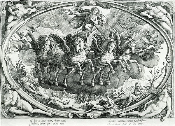 The Sun, 16th Century (engraving)