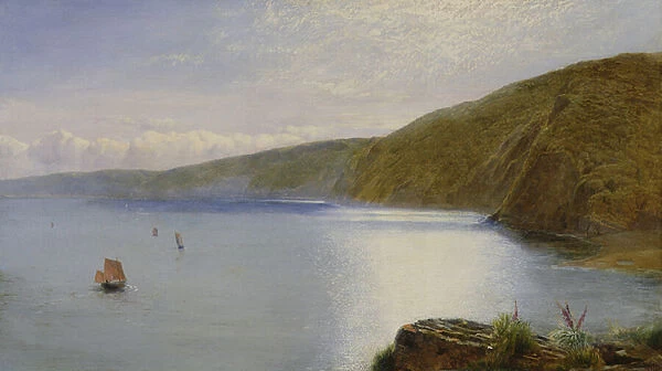 The Sun-Lit Ocean, 1864 (oil on canvas)