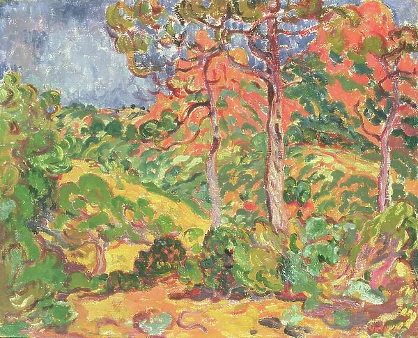 Sun Through the Trees, c. 1908-09 (oil on canvas)