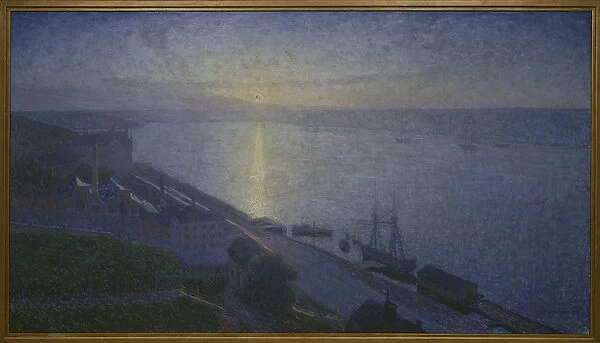 Sunset, 1895 (oil on canvas)