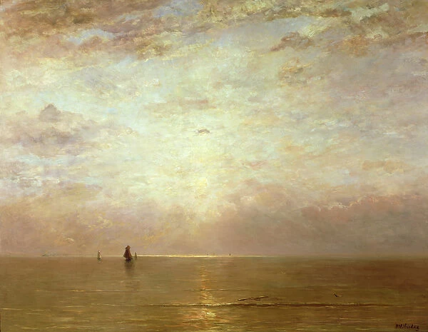 Sunset, c. 1887 (oil on canvas)