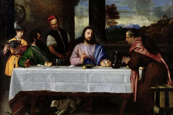 The Supper at Emmaus, c. 1535 (oil on canvas)