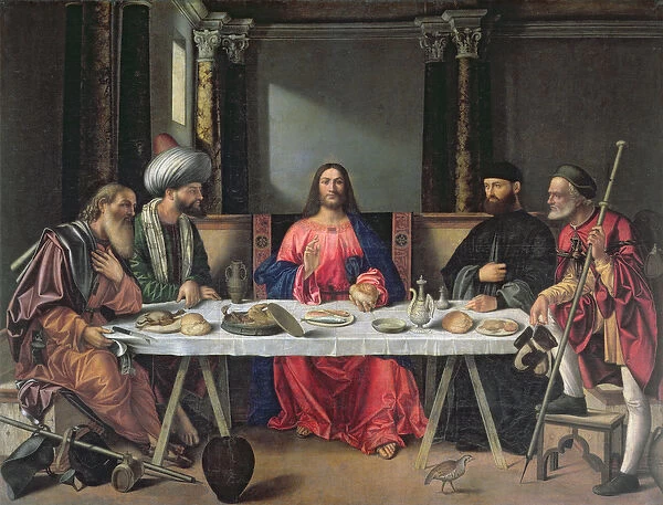 The Supper at Emmaus (oil on panel)