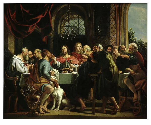 The Last Supper (oil on canvas)