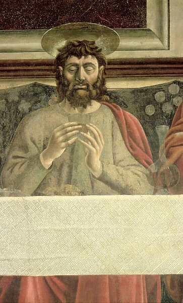 The Last Supper, detail of St. James the Greater, 1447 (fresco) (detail of 85172)