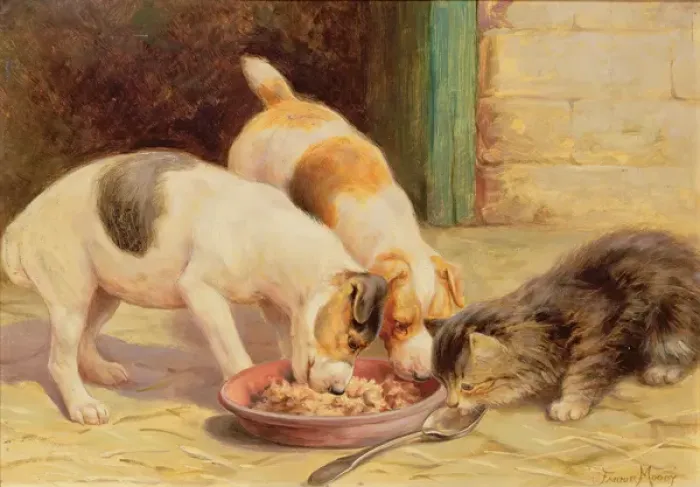 Framed Print : Supper Time