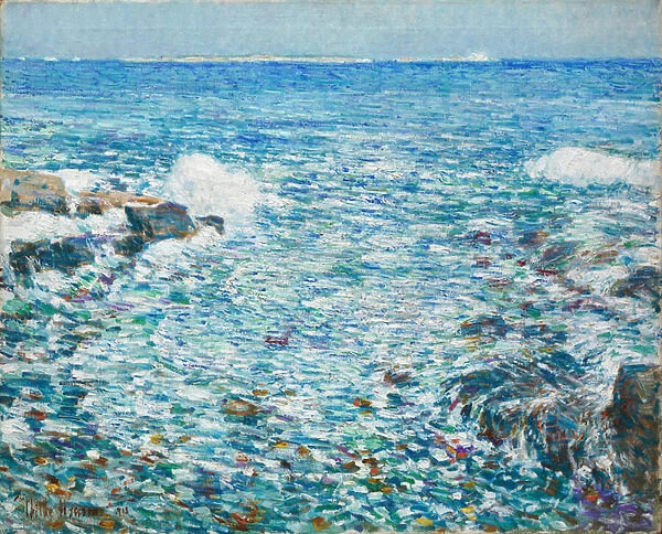 Surf, Isles of Shoals, 1913 (oil on canvas)