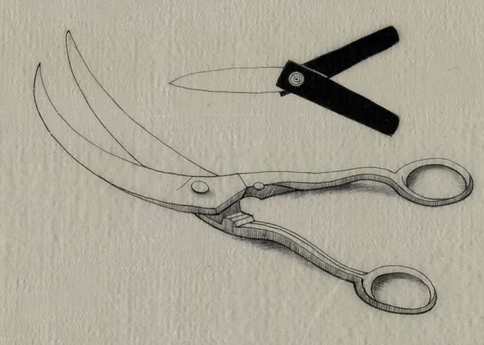 Framed Print : Surgery. UIG2623836 Surgery; (add.info.: Surgery (scissors and lancet)