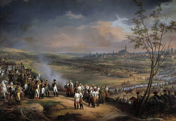 The surrender of the city of Ulm on 20  /  10  /  1805, Emperor Napoleon I received the surrender