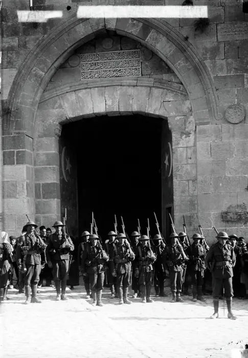 Framed Print : The surrender Jerusalem, 1917