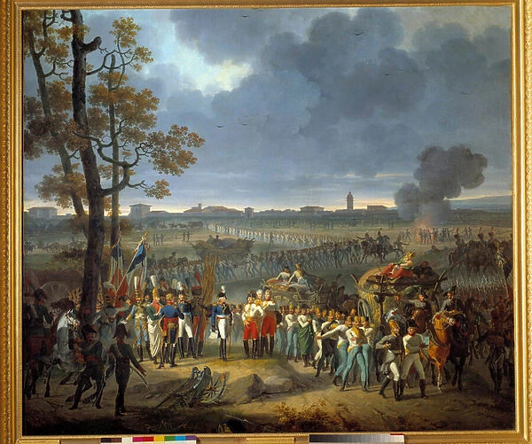 the surrender of Mantua (February 2, 1797): General Wurmser surrendered to General