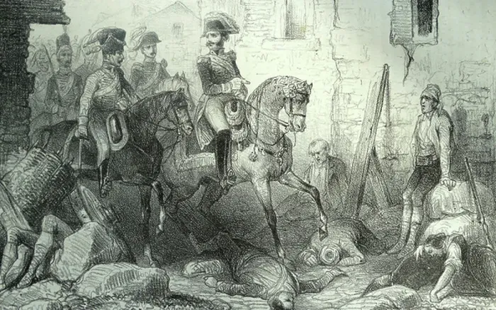 Framed Print : The surrender of Zaragoza