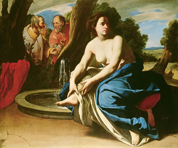 Suzanna and the Elders (oil on canvas)