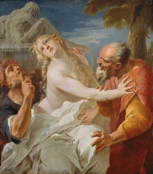 Suzanna and the Elders (oil on canvas)