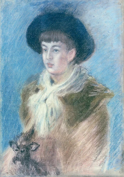 Suzanne (1869-99) (pastel on canvas)