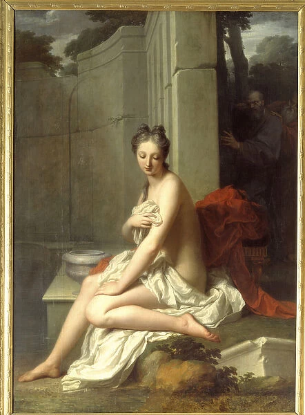 Suzanne au bain Painting by Jean Baptiste Santerre (1651-1717) 18th century Sun