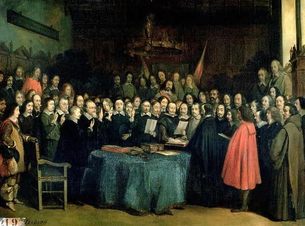 The Swearing of the Oath of Ratification of the Treaty of Munster, 15th May 1648, c
