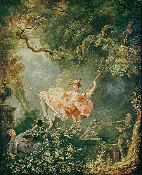 The Swing (oil on canvas)