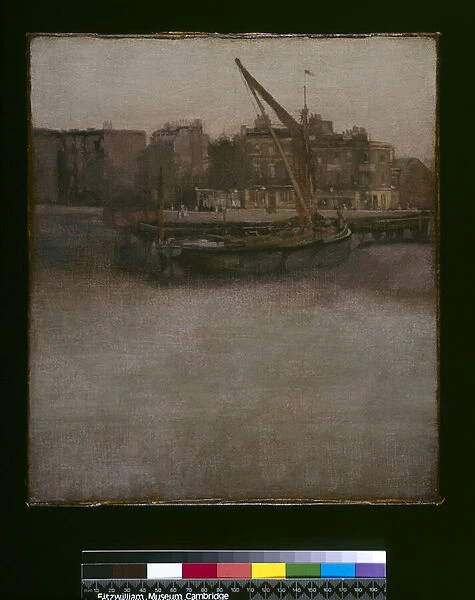 Symphony in Grey and Brown (Lindsey Row, Chelsea), c. 1834-1948 (oil on canvas)