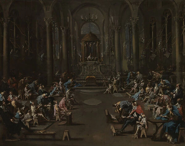 The Synagogue, 1725-35 (oil on canvas)