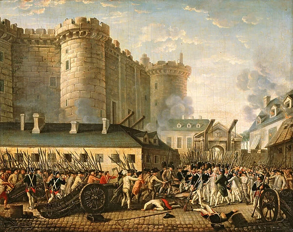 The Taking of the Bastille, 14 July 1789 (oil on canvas)