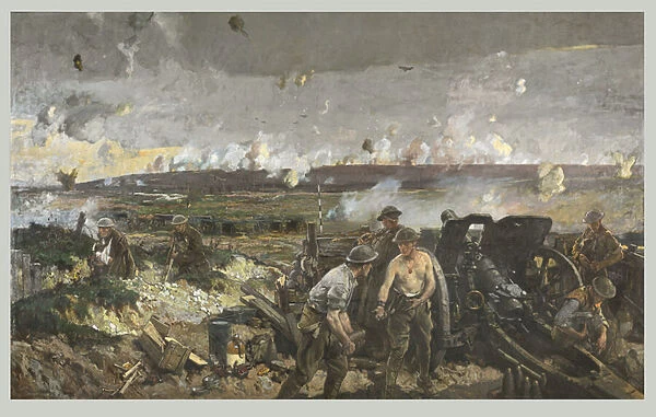 The taking of Vimy ridge, Easter Monday 1917, 1919 (oil on canvas)
