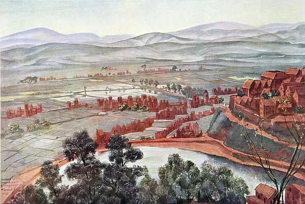 Tananarive, vue du Palais de la Reine, from Dessins et Peintures d Afrique
