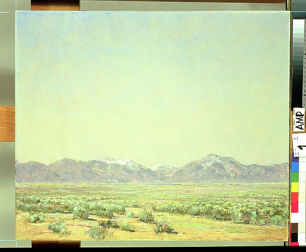 Taos Valley, 1950 (oil)