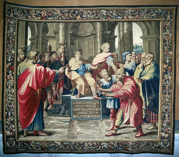 Tapestry depicting the Acts of the Apostles