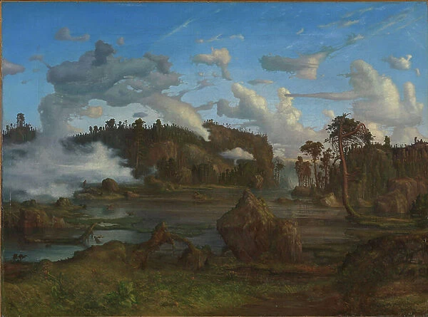 The Tarn, 1865 (oil on canvas)