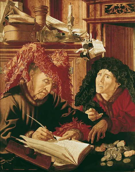 Two Tax Gatherers, c. 1540 (oil on panel)