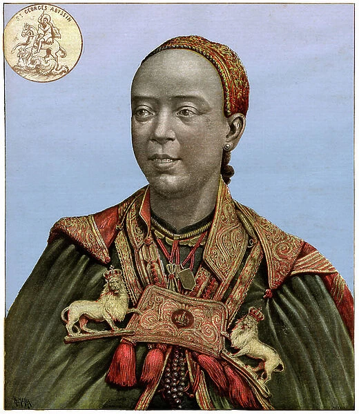 Taytou Betel, Empress Consort of Menelik II of Ethiopia, 1896