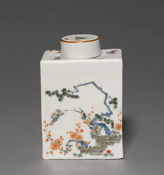 Tea Caddy, manufacturer Meissen Porcelain Factory, Germany, c. 1735 (porcelain)