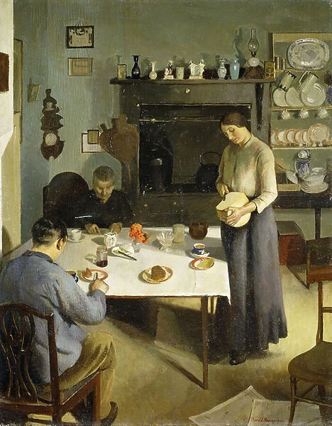 The Tea-Table, 1920 (oil on canvas)