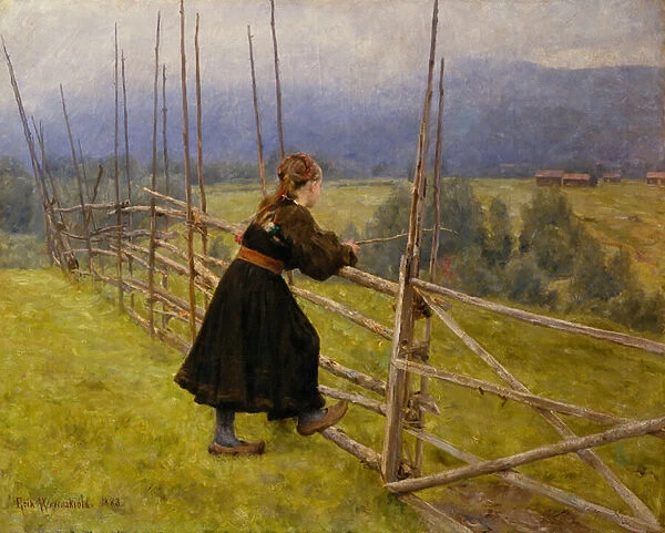 Telemark girl, 1883