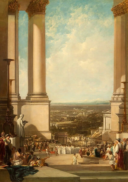 The Temple of Aesculapius, 1837 (oil on canvas)