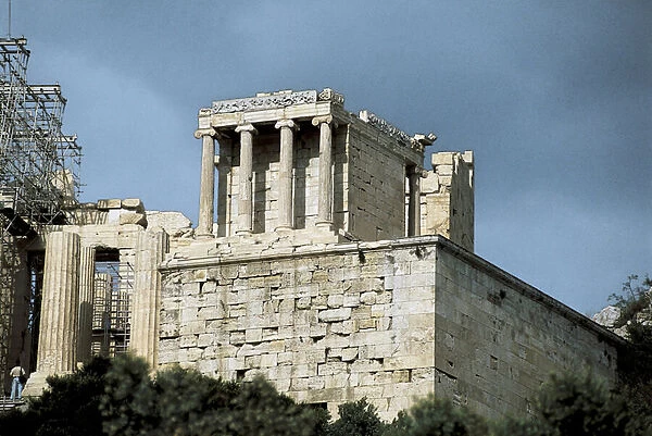 Temple of Athena Nike, designed by Mnesicles and Calicrates in the 5th century BC