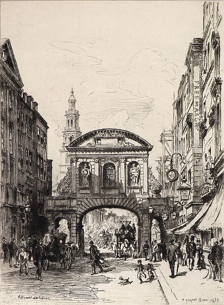 Temple Bar (etching)