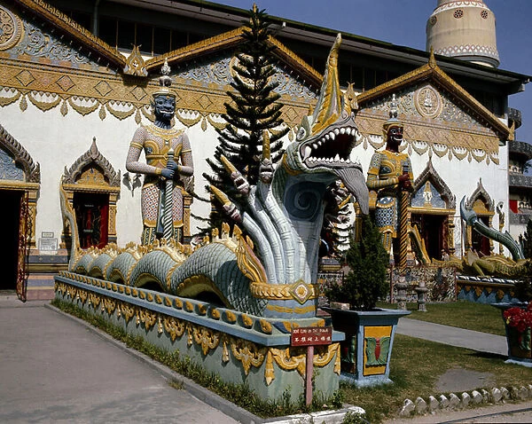 Temple of Chayamangkalaram (Wat Chaiya Mangkalaram) Thai Buddhist temple