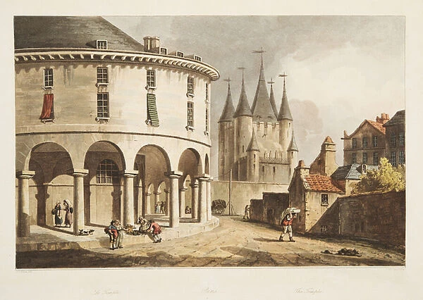 The Temple, illustration from Versailles, Paris and Saint Denis, pub