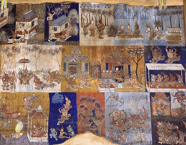 Temple murals (fresco)